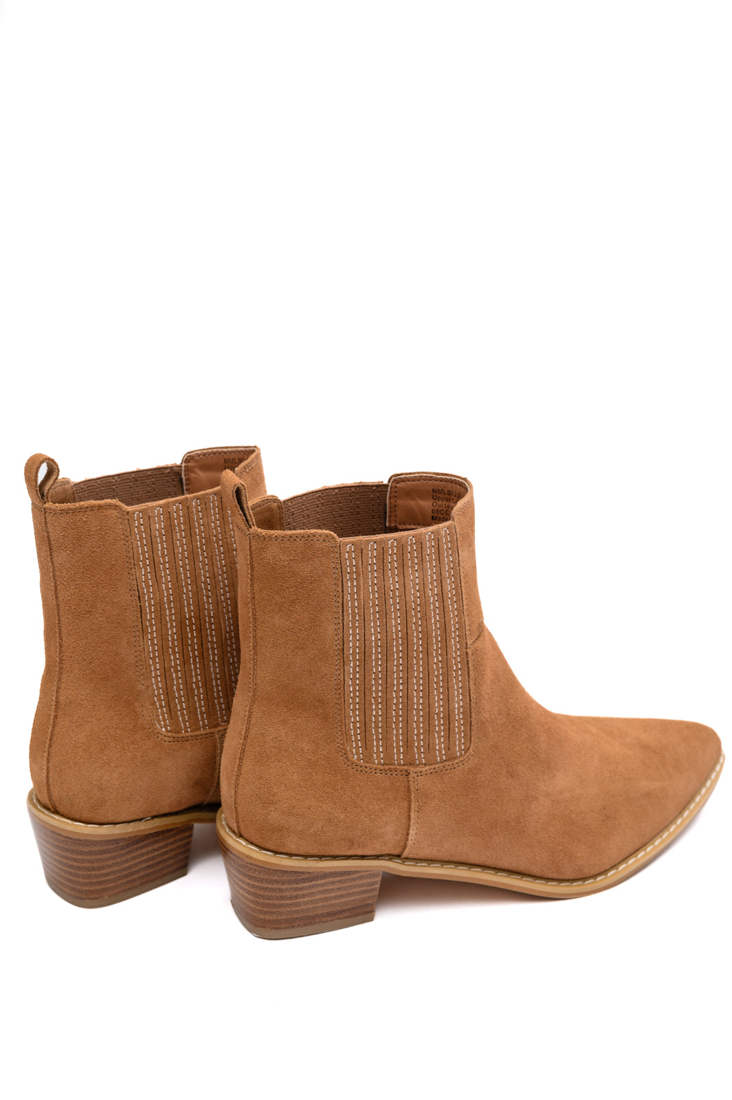 Leonor Suede Ankle Boot in Tan Shoes Ave Shops- Tilden Co.