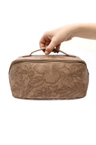 Life In Luxury Large Capacity Cosmetic Bag in Cream Accessories Ave Shops- Tilden Co.