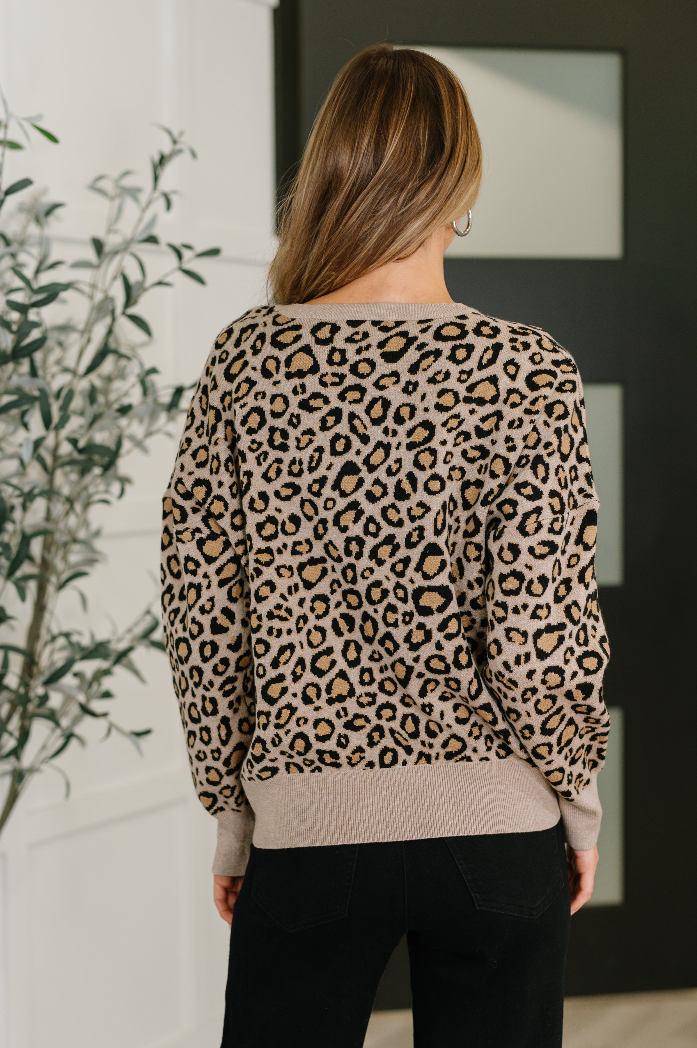 Lil' Sass Never Hurt Leopard Print Pullover Womens Ave Shops- Tilden Co.