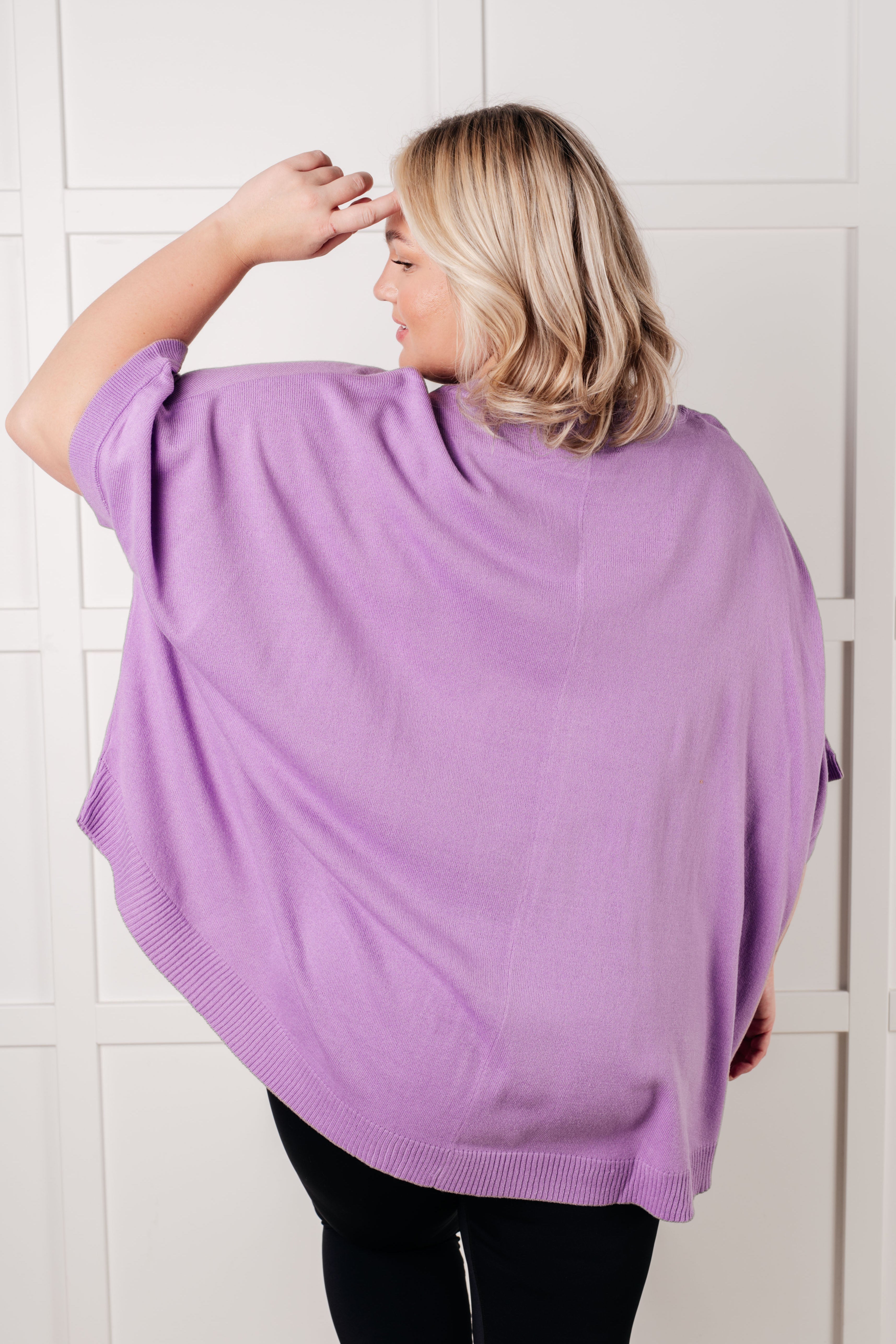 Lilac Whisper Dolman Sleeve Top Tops Ave Shops- Tilden Co.