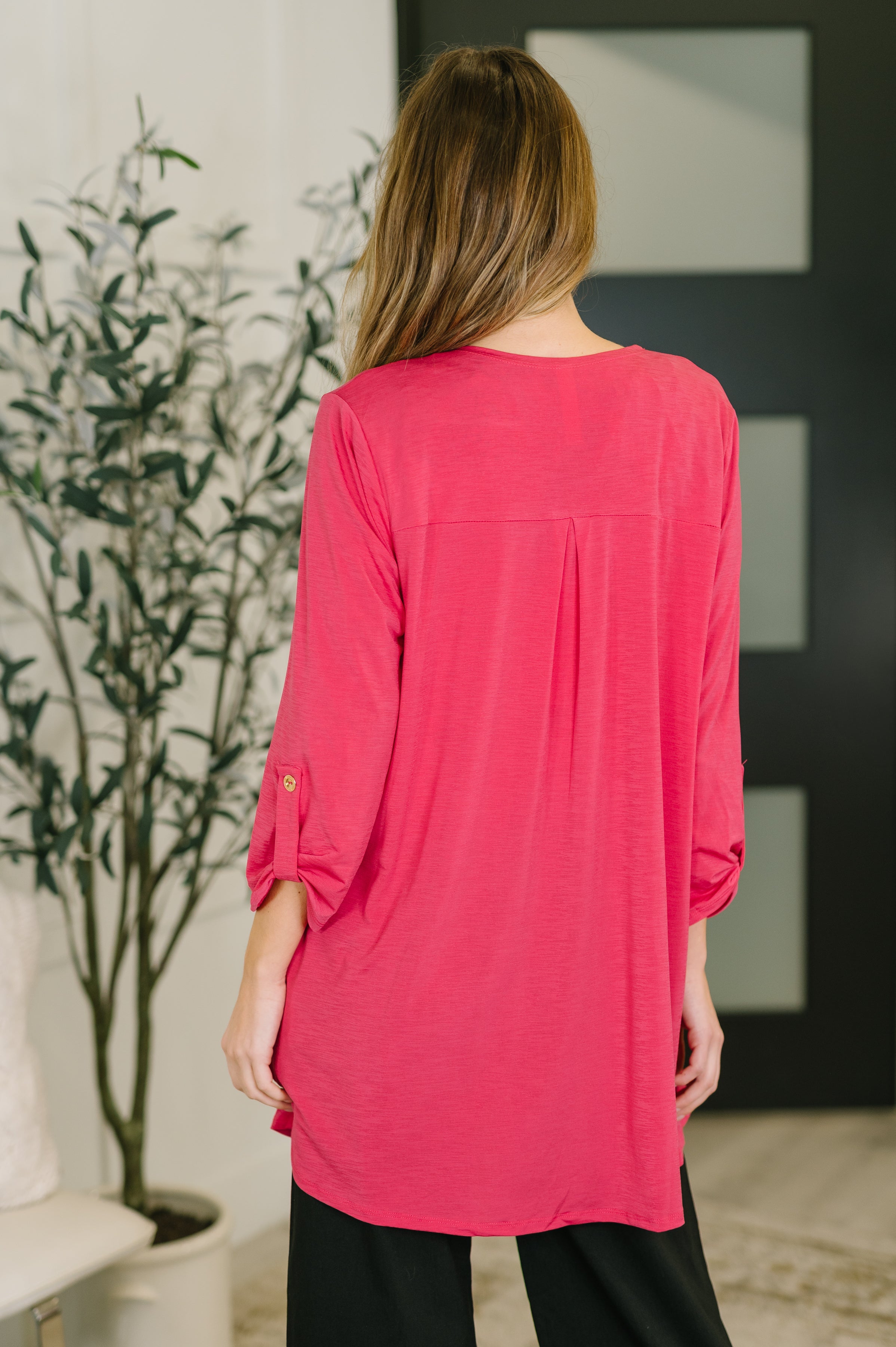 Lizzy Cardigan in Fuchsia Cardigan Ave Shops- Tilden Co.