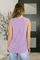 Lizzy Tank Top in Orchid Bloom Tank Top Ave Shops- Tilden Co.
