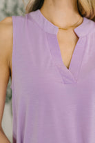 Lizzy Tank Top in Orchid Bloom Tank Top Ave Shops- Tilden Co.