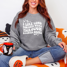 Long Haunted Walks Sweatshirt Womens Ave Shops- Tilden Co.
