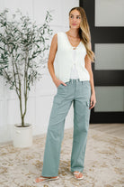 Loose Interpretation Tie Front Knit Vest Womens Ave Shops- Tilden Co.