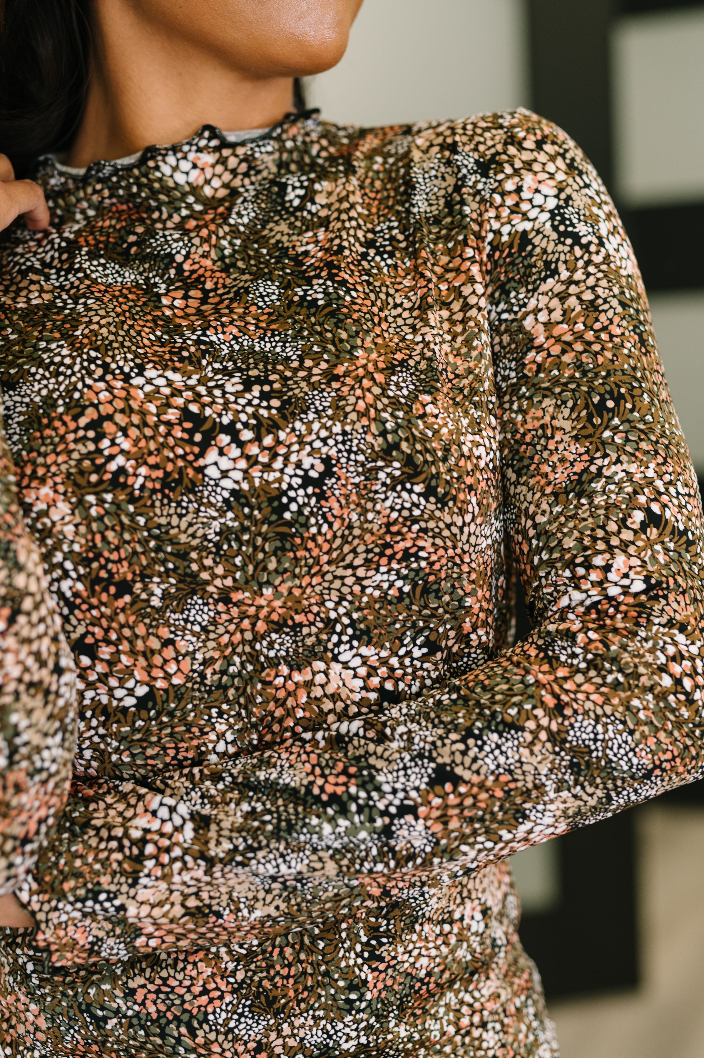 Loud and Proud Long Sleeve Lettuce Hem Top Womens Ave Shops- Tilden Co.