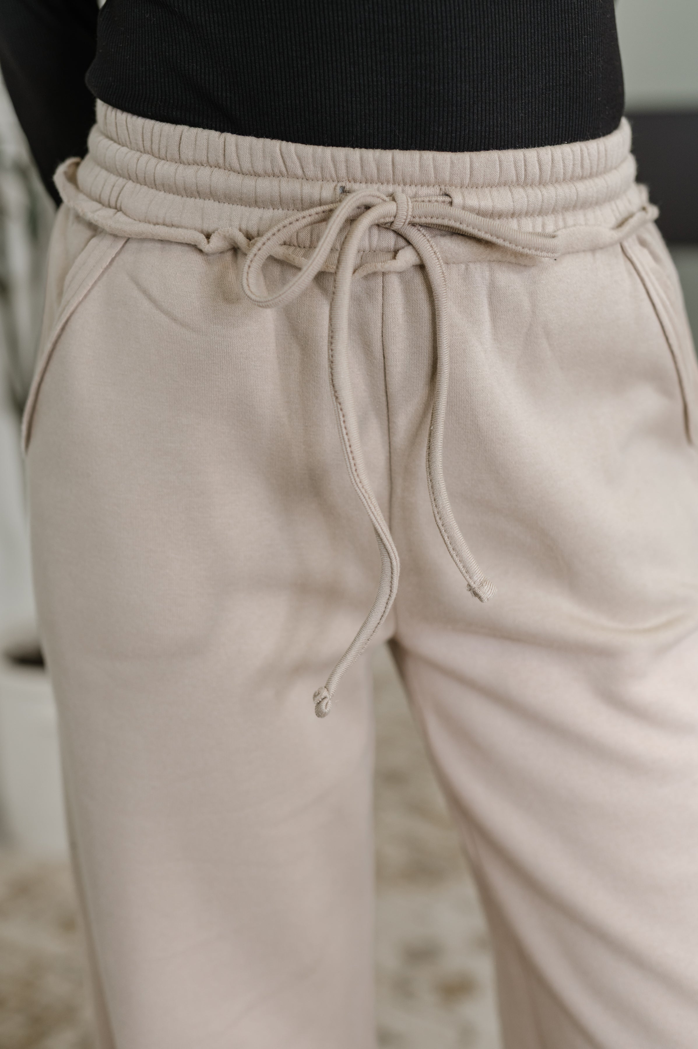 Lounge Line Wide Leg Sweats in Ash Mocha Womens Ave Shops- Tilden Co.