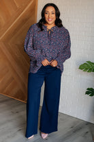 Magic Wide Leg Pants in Navy    Bottoms Ave Shops- Tilden Co.