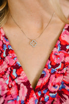 Lucky Girl Syndrome Sterling Silver Pendant Necklace Womens Ave Shops- Tilden Co.