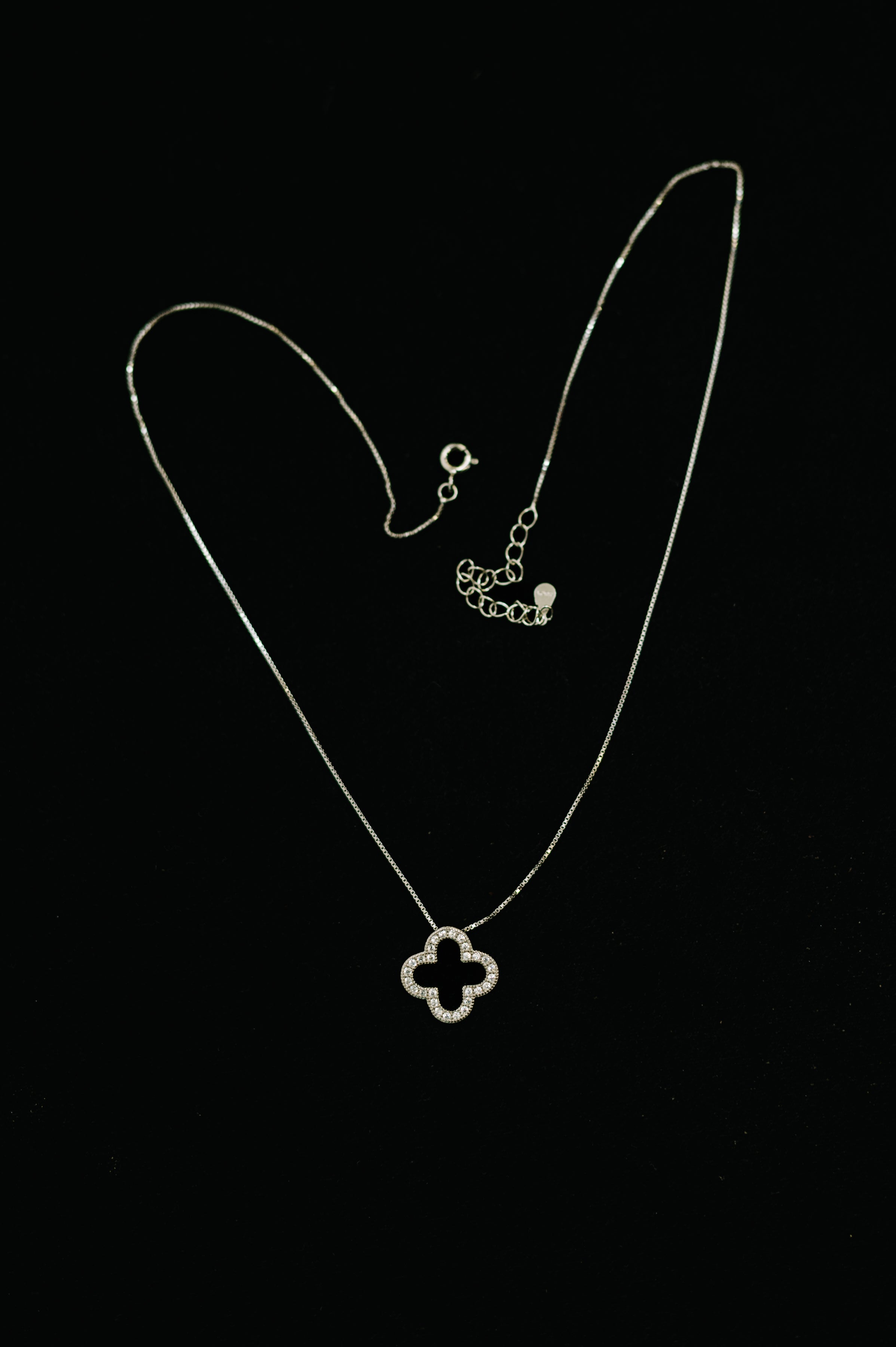 Lucky Girl Syndrome Sterling Silver Pendant Necklace Womens Ave Shops- Tilden Co.