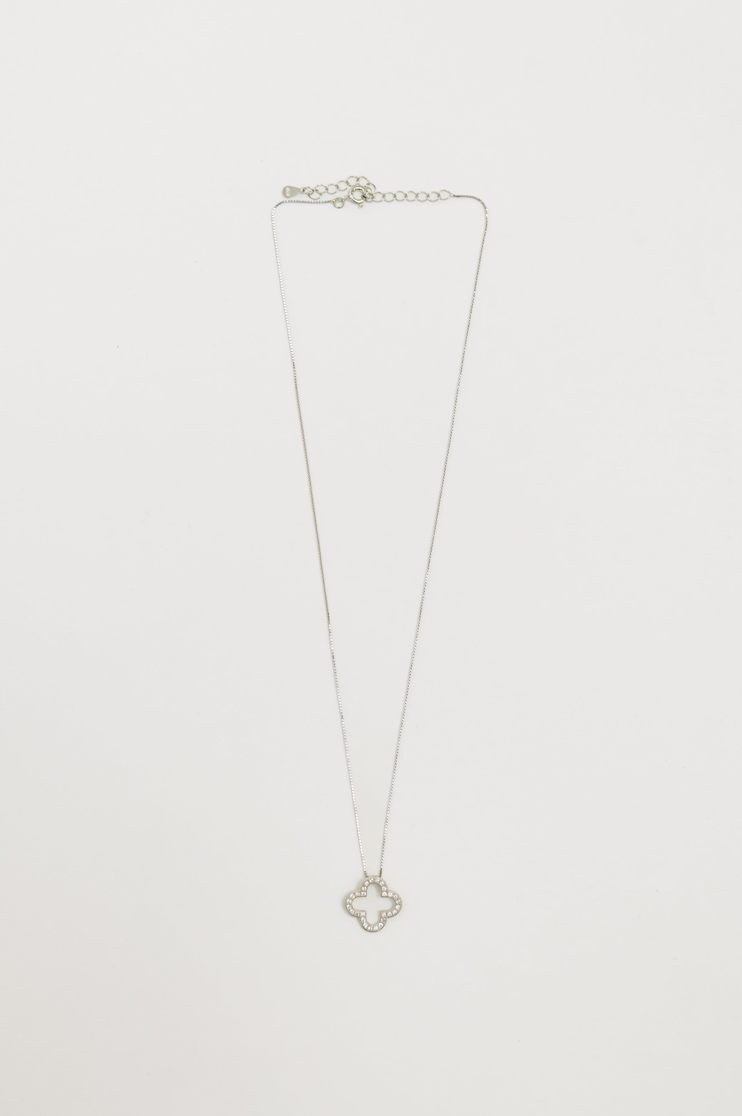 Lucky Girl Syndrome Sterling Silver Pendant Necklace Womens Ave Shops- Tilden Co.