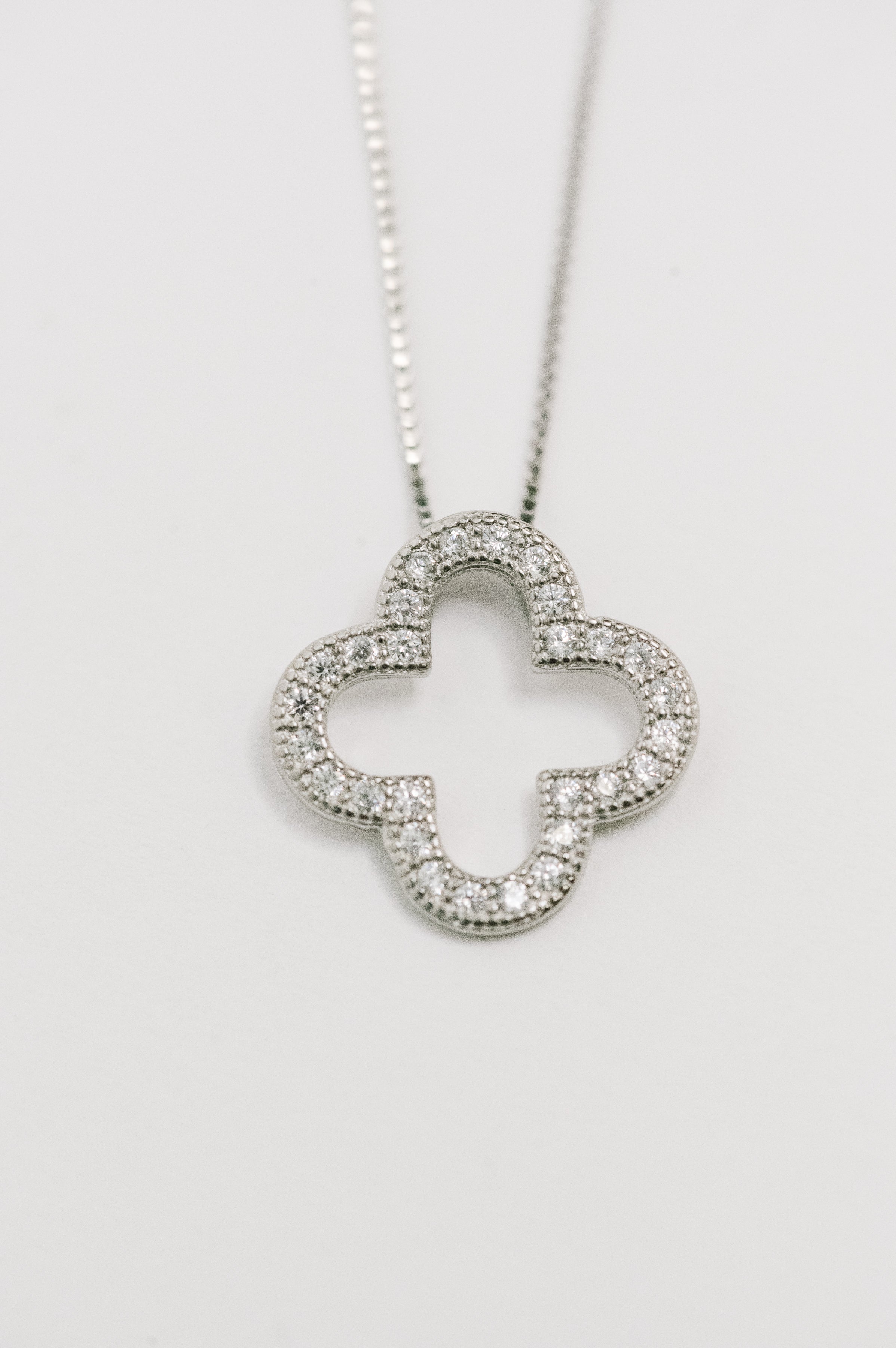 Lucky Girl Syndrome Sterling Silver Pendant Necklace Womens Ave Shops- Tilden Co.