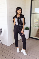The Basics Bodysuit in Grey Jumpsuit Ave Shops- Tilden Co.