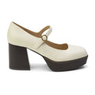 Matilda Platform Heel in Bone Heel Ave Shops- Tilden Co.