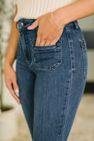 Mackenzie High Waist Flare with Vintage Pocket Womens Ave Shops- Tilden Co.