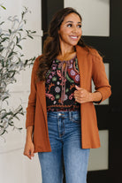 Magic 3/4 Blazer in Rust Layers Ave Shops- Tilden Co.