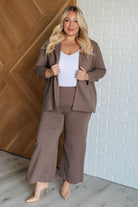 Magic Wide Leg Crop Pants in Dark Mocha    Bottoms Ave Shops- Tilden Co.