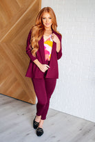 Magic Ankle Crop Skinny Pants in Wine    Bottoms Ave Shops- Tilden Co.