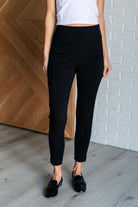 Magic Ankle Crop Skinny Pants in Black    Bottoms Ave Shops- Tilden Co.