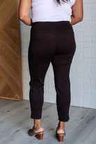 Magic Ankle Crop Skinny Pants in Chocolate    Bottoms Ave Shops- Tilden Co.