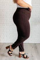 Magic Skinny 28" Pants in Chocolate    Bottoms Ave Shops- Tilden Co.