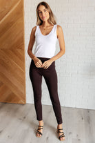 Magic Skinny 28" Pants in Chocolate    Bottoms Ave Shops- Tilden Co.