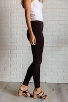 Magic Skinny 28" Pants in Chocolate    Bottoms Ave Shops- Tilden Co.