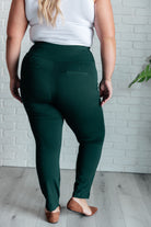 Magic Skinny 28" Pants in Hunter Green    Bottoms Ave Shops- Tilden Co.