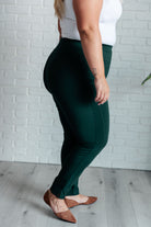 Magic Skinny 28" Pants in Hunter Green    Bottoms Ave Shops- Tilden Co.