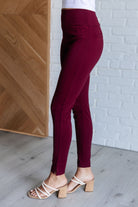 Magic Skinny 28" Pants in Wine    Bottoms Ave Shops- Tilden Co.