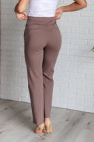 Magic Straight Pants in Dark Mocha    Bottoms Ave Shops- Tilden Co.