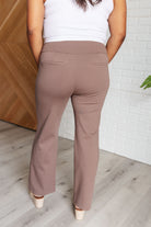 Magic Straight Pants in Dark Mocha    Bottoms Ave Shops- Tilden Co.