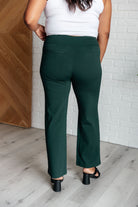 Magic Straight Pants in Hunter Green    Bottoms Ave Shops- Tilden Co.