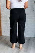 Magic Wide Leg Crop Pants in Black    Bottoms Ave Shops- Tilden Co.