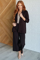 Magic Wide Leg Crop Pants in Chocolate    Bottoms Ave Shops- Tilden Co.