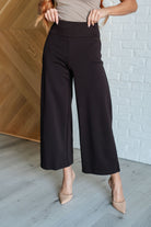 Magic Wide Leg Crop Pants in Chocolate    Bottoms Ave Shops- Tilden Co.