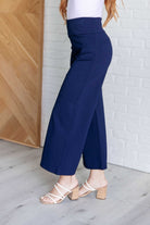 Magic Wide Leg Crop Pants in Navy    Bottoms Ave Shops- Tilden Co.