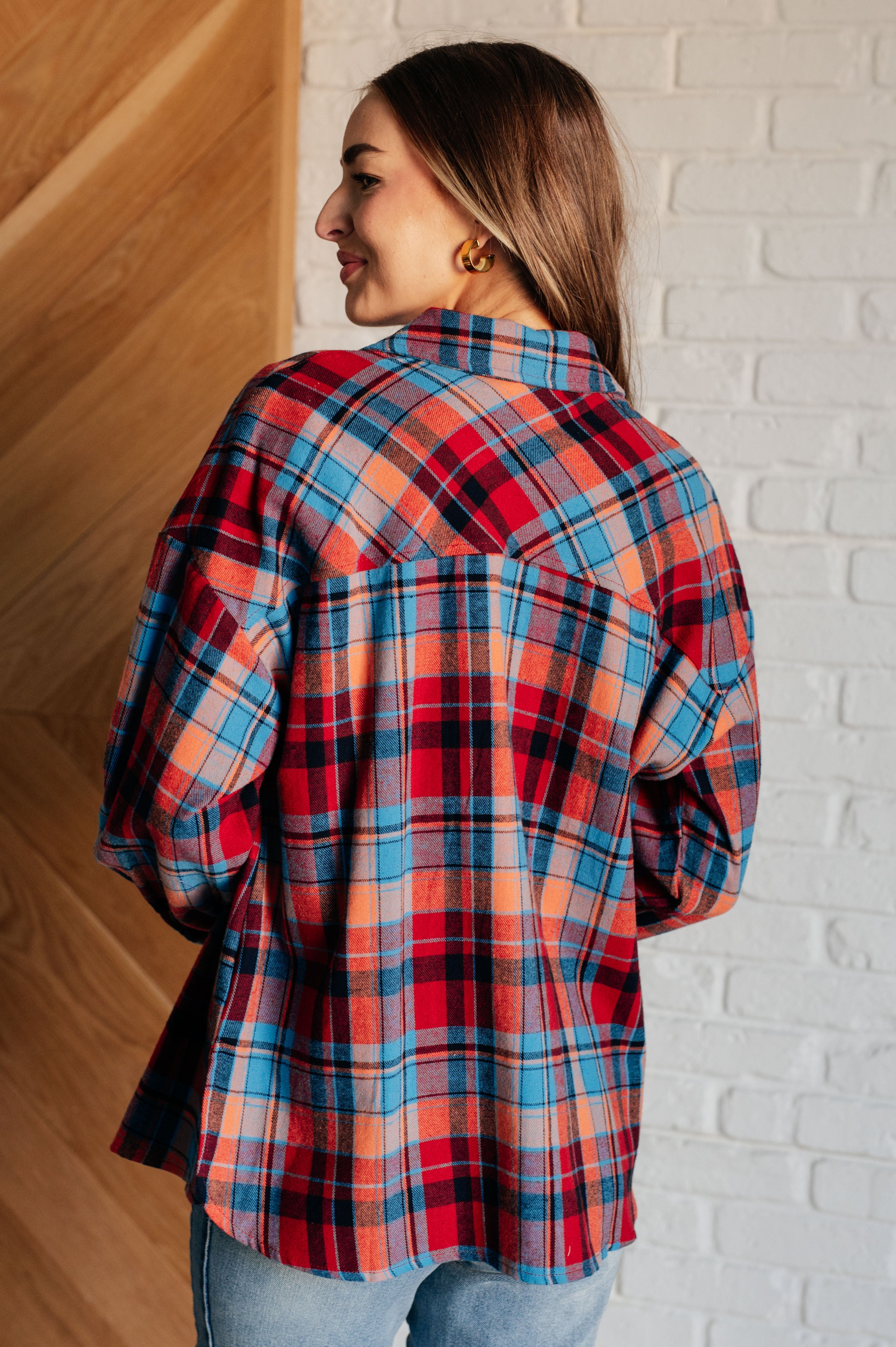 Make it Make Sense Plaid Button Up Tops Ave Shops- Tilden Co.