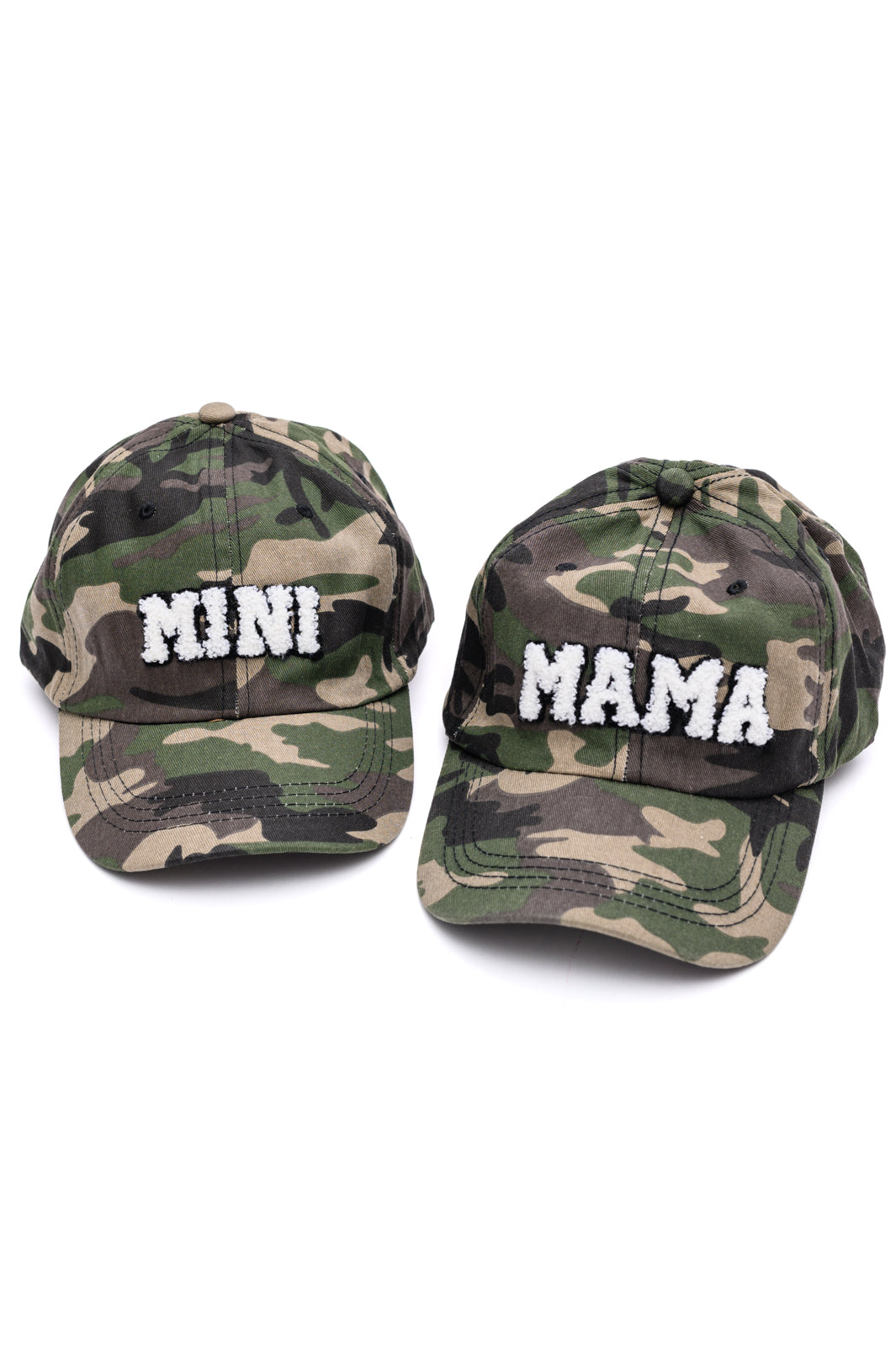 Mama and Mini Hat Set in Camo Accessories Ave Shops- Tilden Co.