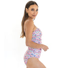 Spaghetti Strap Ruched One Piece Swimsuit One Piece Swimsuit Janela Bay- Tilden Co.