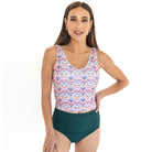 Standard High Waist Bottoms Palm Green / XXS Palm Green XXS Swim Bottom Janela Bay- Tilden Co.