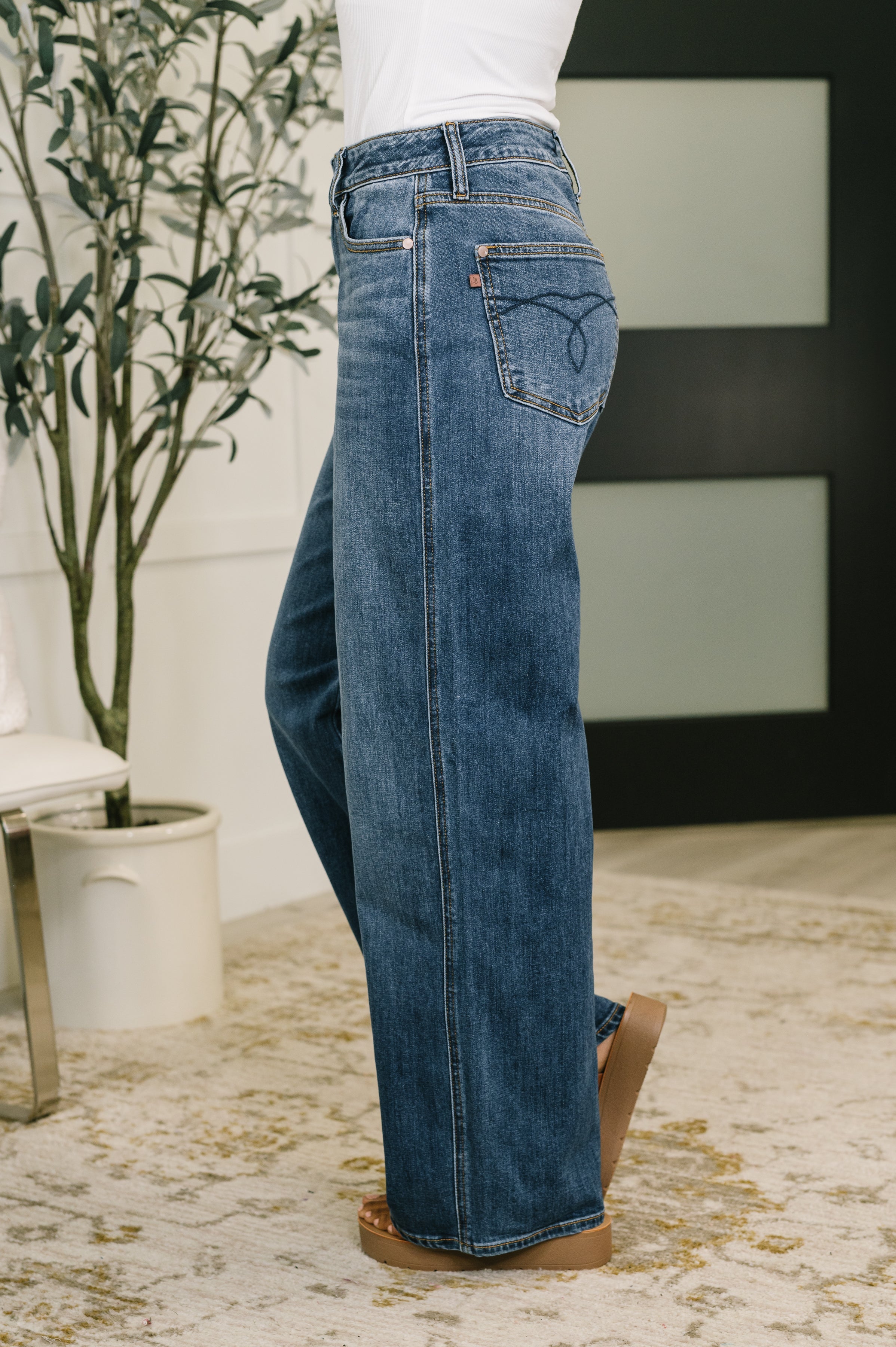Marie High Waist Wilhelmina Baggy Jeans Jeans Ave Shops- Tilden Co.