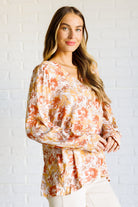 Marigold Dreams Floral Blouse    Tops Ave Shops- Tilden Co.