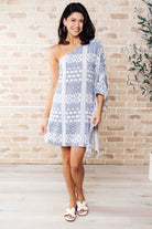 Marjorie One Shoulder Dress Dresses Ave Shops- Tilden Co.