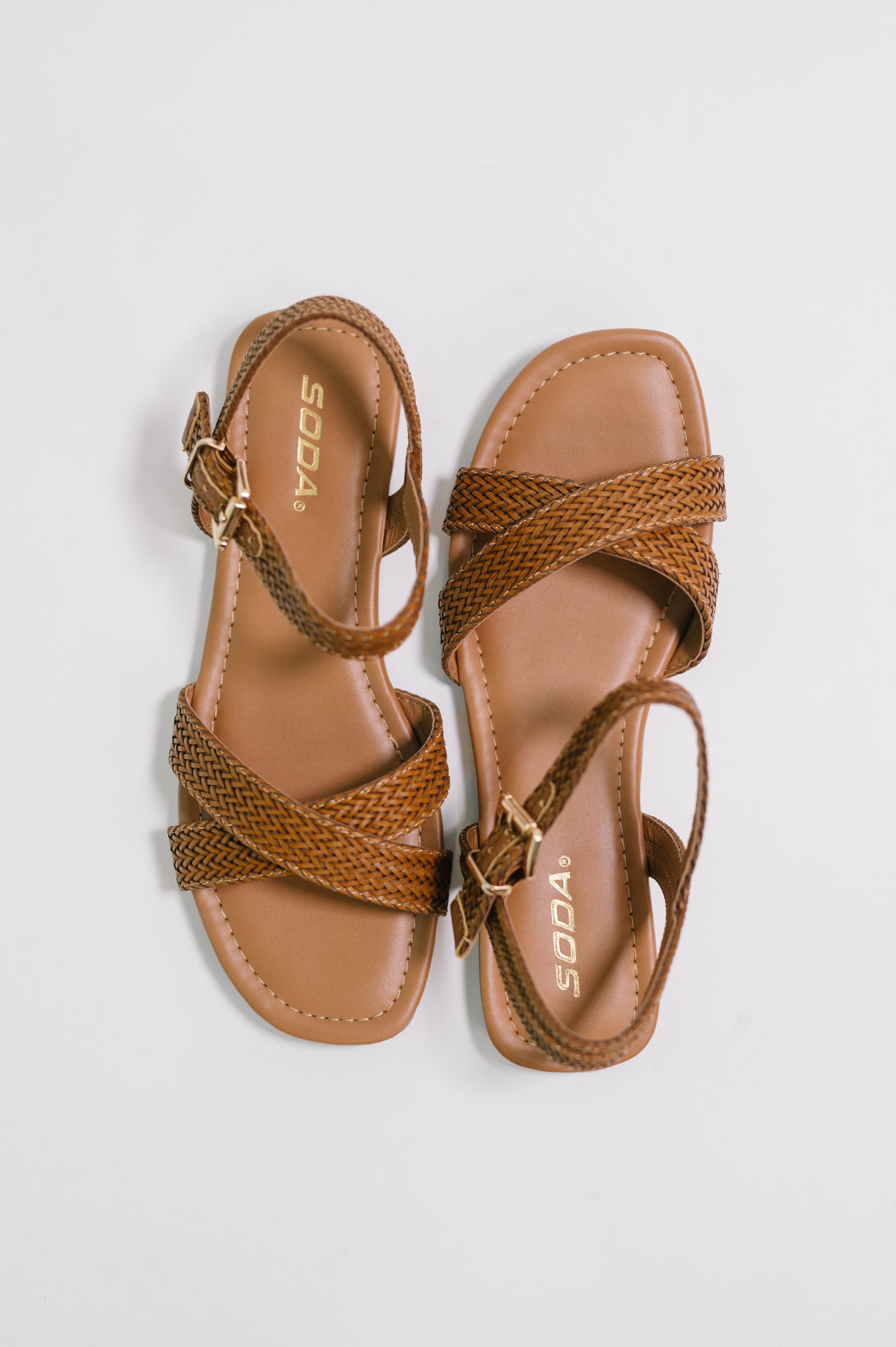 Marlene Ankle Strap Woven Sandal Womens Ave Shops- Tilden Co.