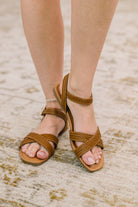 Marlene Ankle Strap Woven Sandal Womens Ave Shops- Tilden Co.
