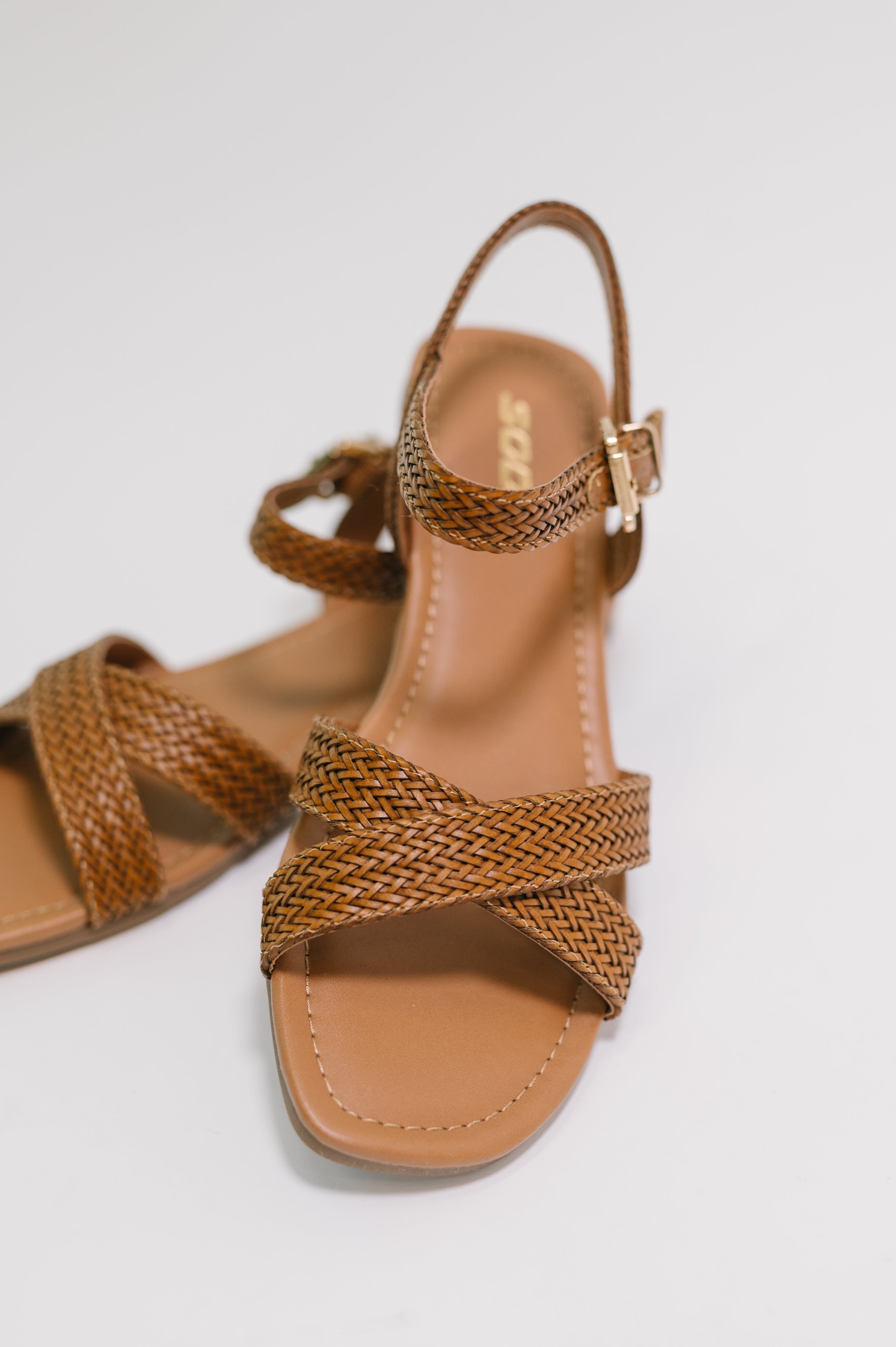 Marlene Ankle Strap Woven Sandal Womens Ave Shops- Tilden Co.