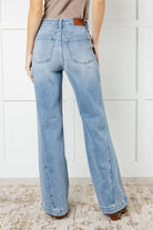 Melia High Rise Side Seam Detail Wide Leg Jeans Womens Ave Shops- Tilden Co.