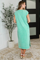 PREORDER: Mineral Wash Relaxed Maxi Tank Dress in Three Colors Womens Ave Shops- Tilden Co.