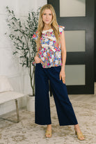 Mrs. Dependable Bow Detail Peplum Top T-Shirt Ave Shops- Tilden Co.